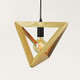 Modern Triangle Pendant Black Suspension Modern Triangle Pendant Black Suspension